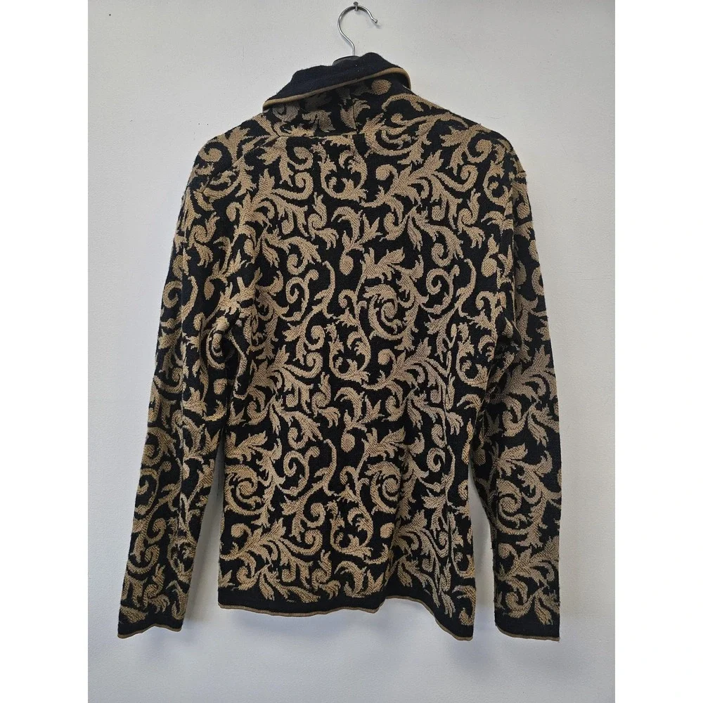 Vintage Casual Corner‎ Sweater Womens Medium Knit Button Jacket Wool 90s - Picture 2 of 7